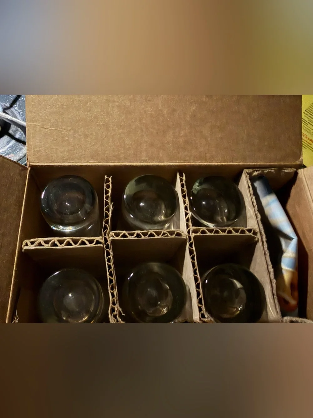 Pier 1 Mini Parfaits Glasses and Spoons Dessert Set
